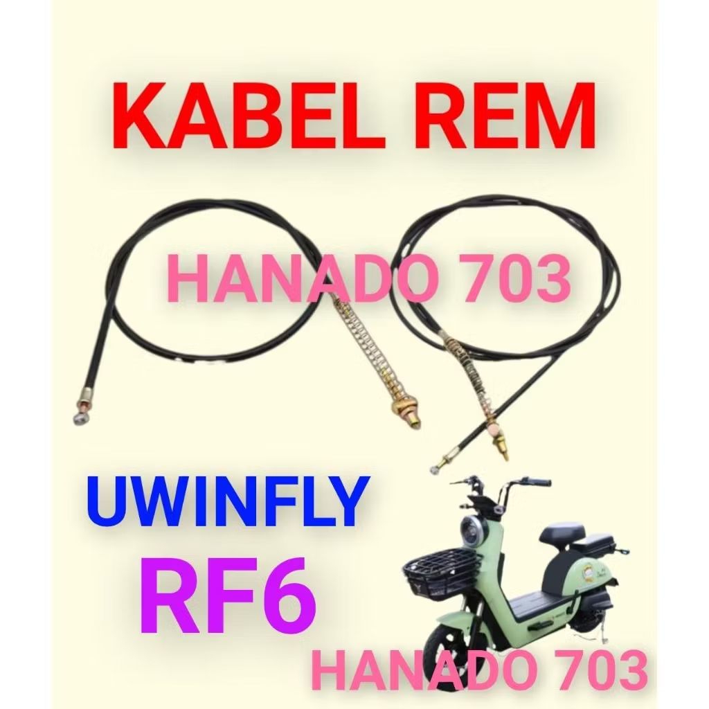 kabel rem sepeda listrik Uwinfly RF6 Tali rem sepeda listrik Uwinfly RF6