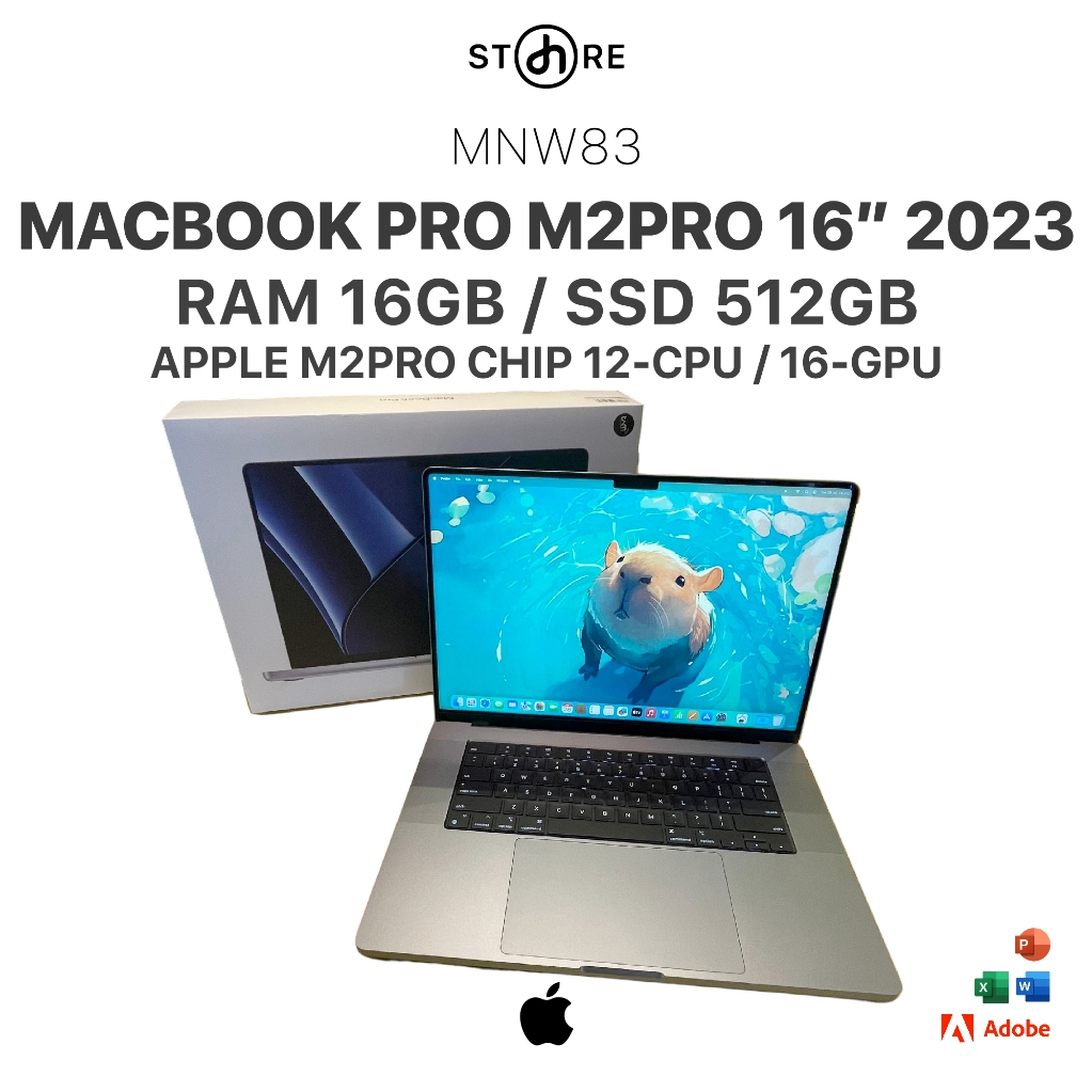 Second , Macbook Pro M3PRO 2023 , 16" , 18/512 , Grey , MNW83