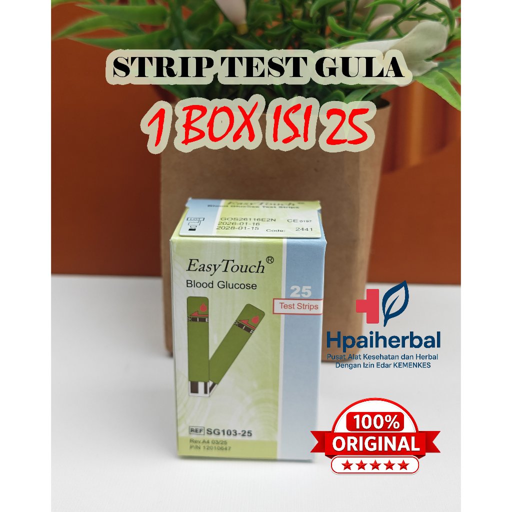 Easy Touch Gula Darah / Tes Gula Darah Strip Easy Touch