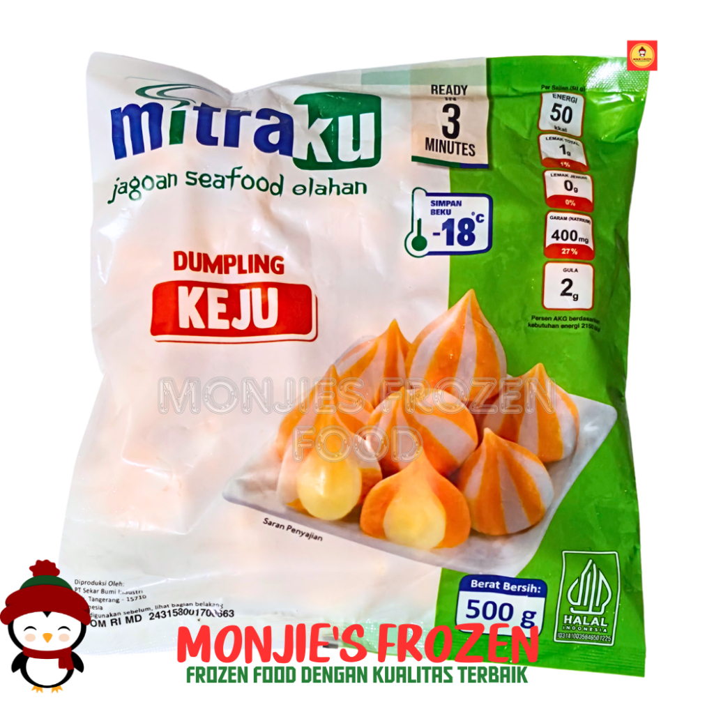 MITRAKU DUMPLING CHEESE 500gr - Dumpling Keju