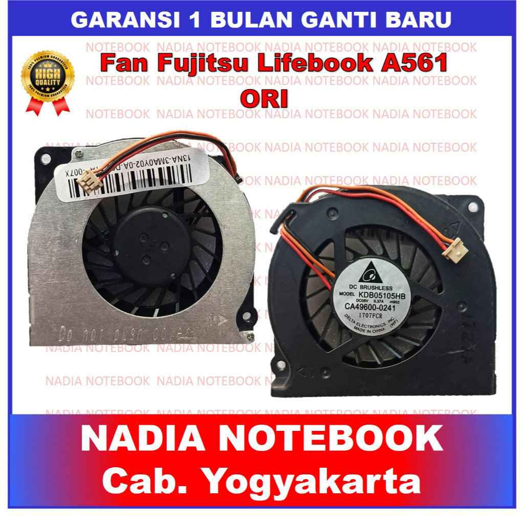 Fan Laptop Fujitsu Lifebook A561 S762 SH560 SH760 SH771 S6410 E752 T731 AH550 AH701 TH700 E780 T730 