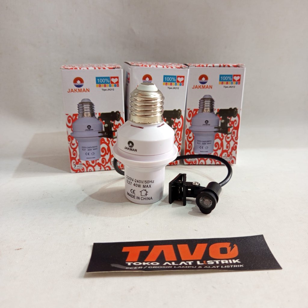 FITTING LAMPU SENSOR CAHAYA /FITTING LAMPU OTOMATIS