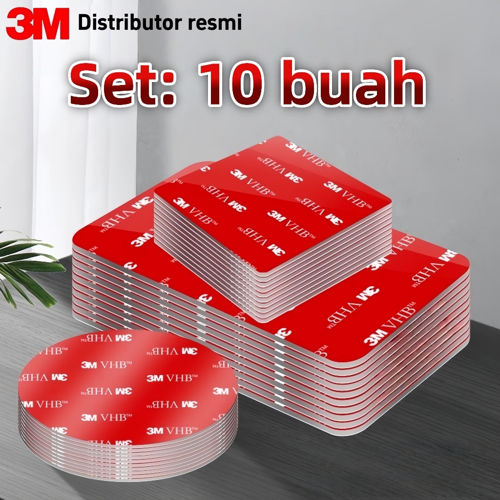 3M VHB Double-Sided Tape Perekat Dua Sisi Original Resmi Busa PE Bening Magic Nano Tape Super Kuat U