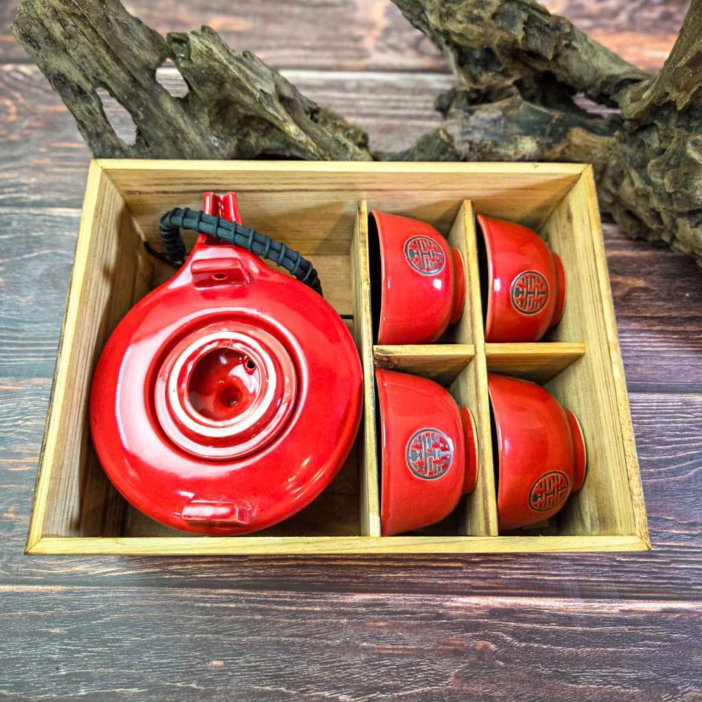 Teko Teapot Teaset Keramik Set Wedding