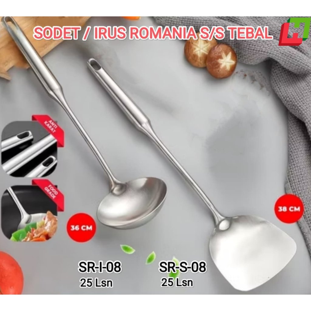 Sodet dan Irus Stainless tebal/ Sodet Romania/ Irus Romania/ Sodet Irus Premium Tebal
