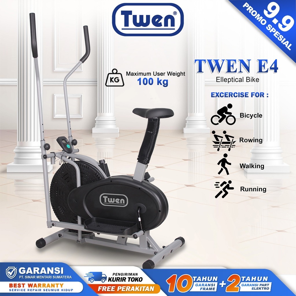 TWEN Model E4N - Sepeda Statis Elektrik