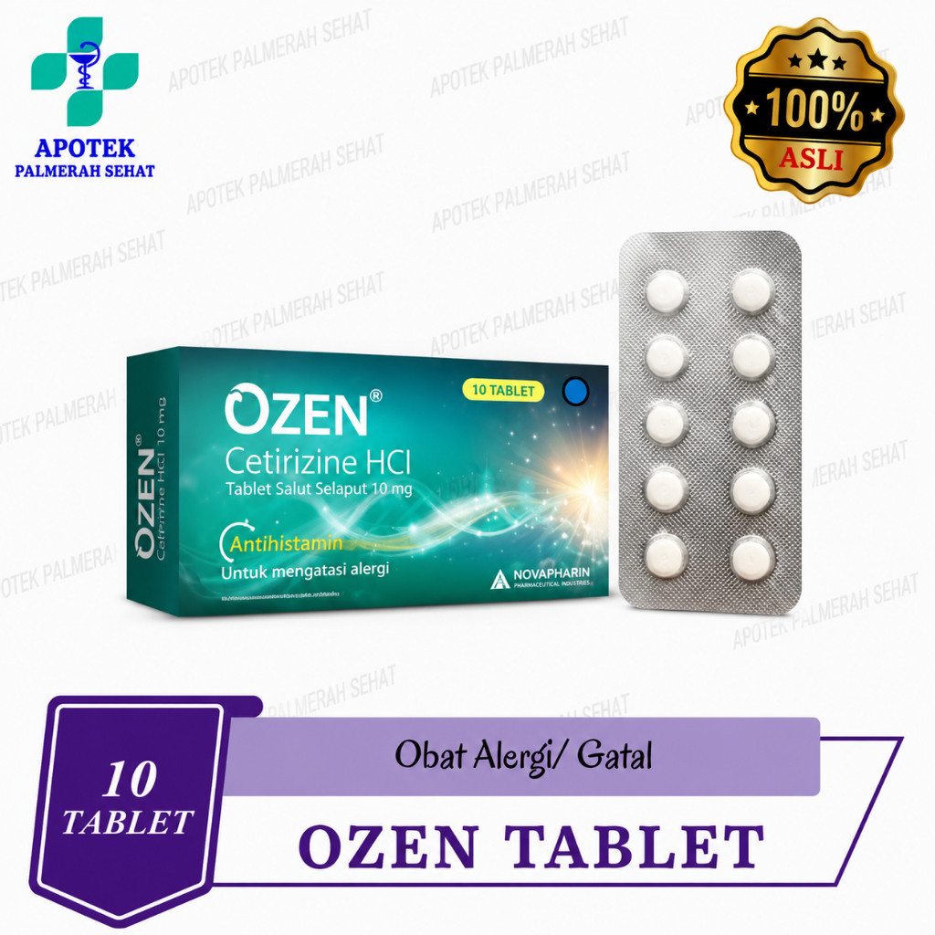 Ozen Tablet Obat Alergi | Antihistamin