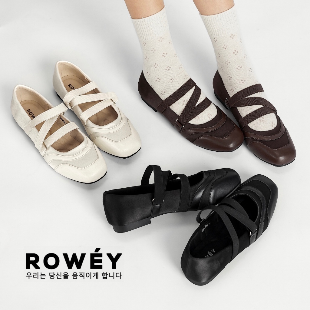 Rowey Sepatu Flat Shoes Sneakers Wanita Sepatu Cewek Zenith