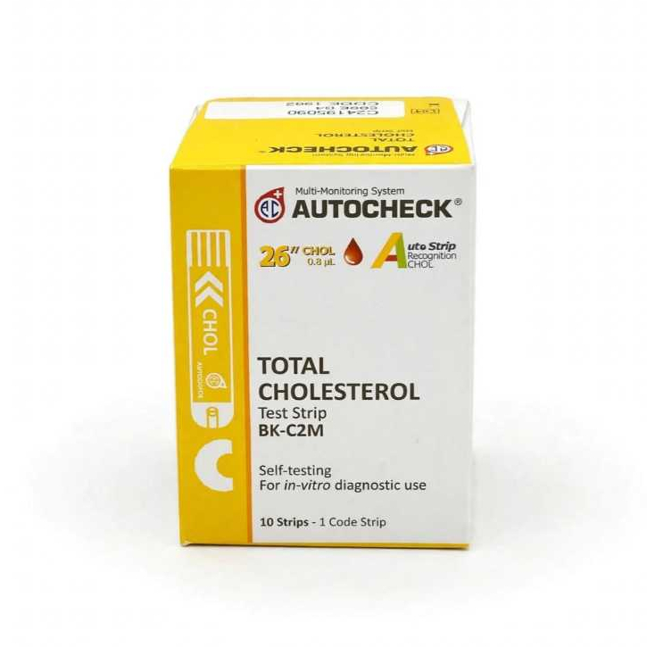 Refill Strip Autocheck Kolesterol / Strip Kolesterol Autocheck / Stik Kolesterol / Stick Autocheck /