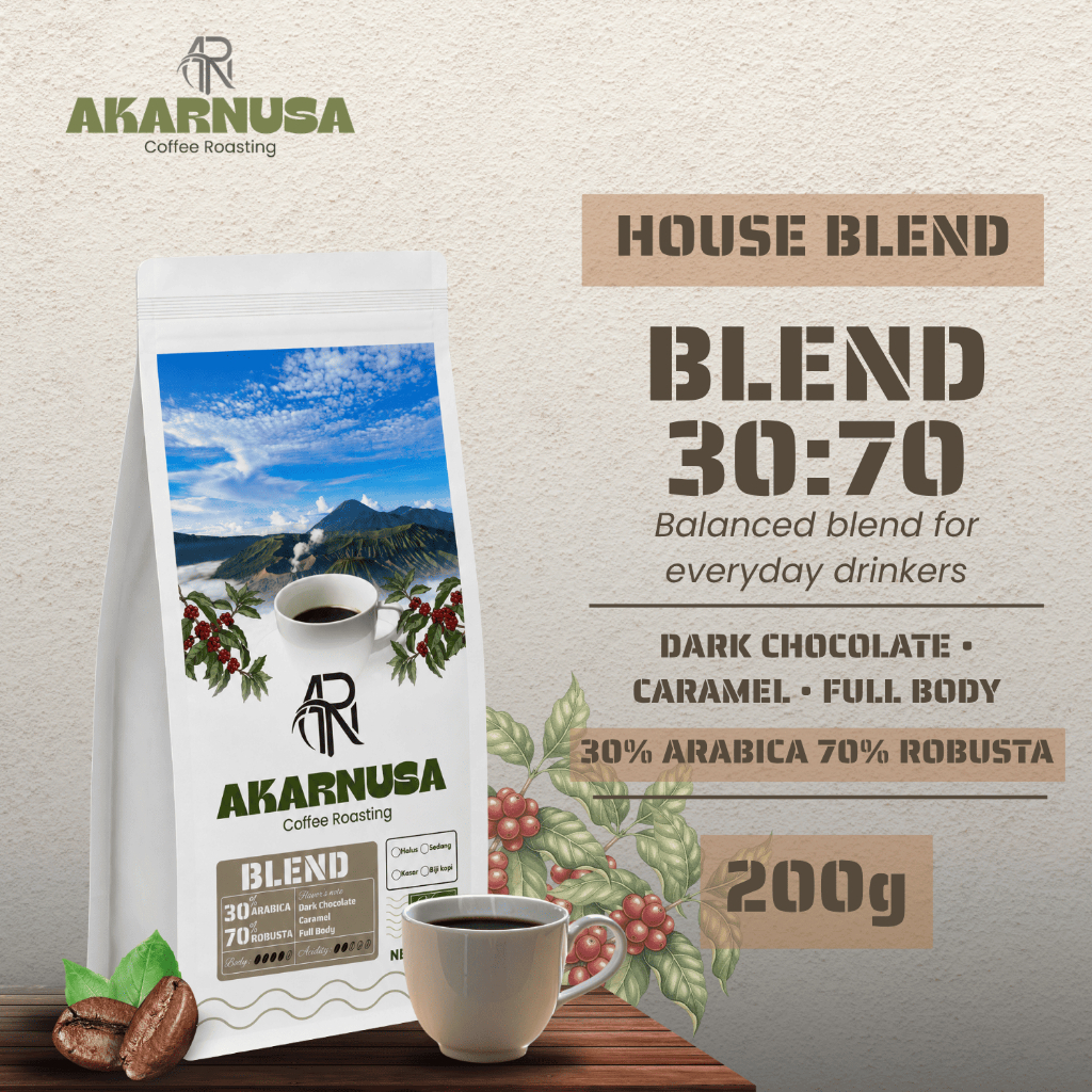 AKARNUSA Blend Ground Coffee - House Blend