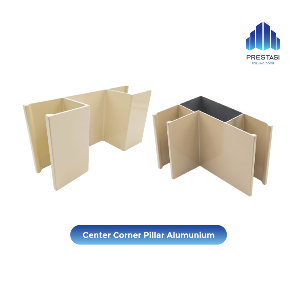 Center Corner Pillar Alumunium Tiang Rolling Door Onesheet