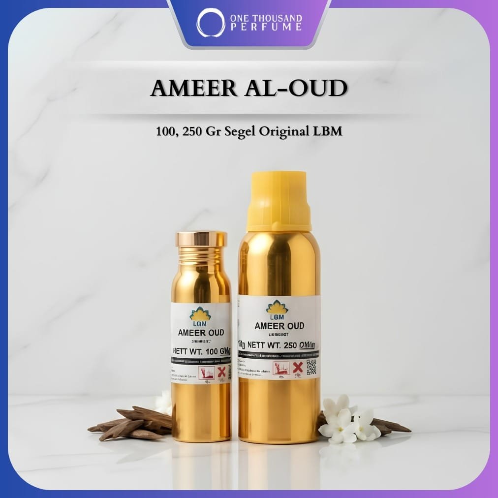 Bibit Parfum Ameer Al Oud LBM Fragrance Murni 100% - Wangi Woody Oud Mewah 100gr 250gr 500gr