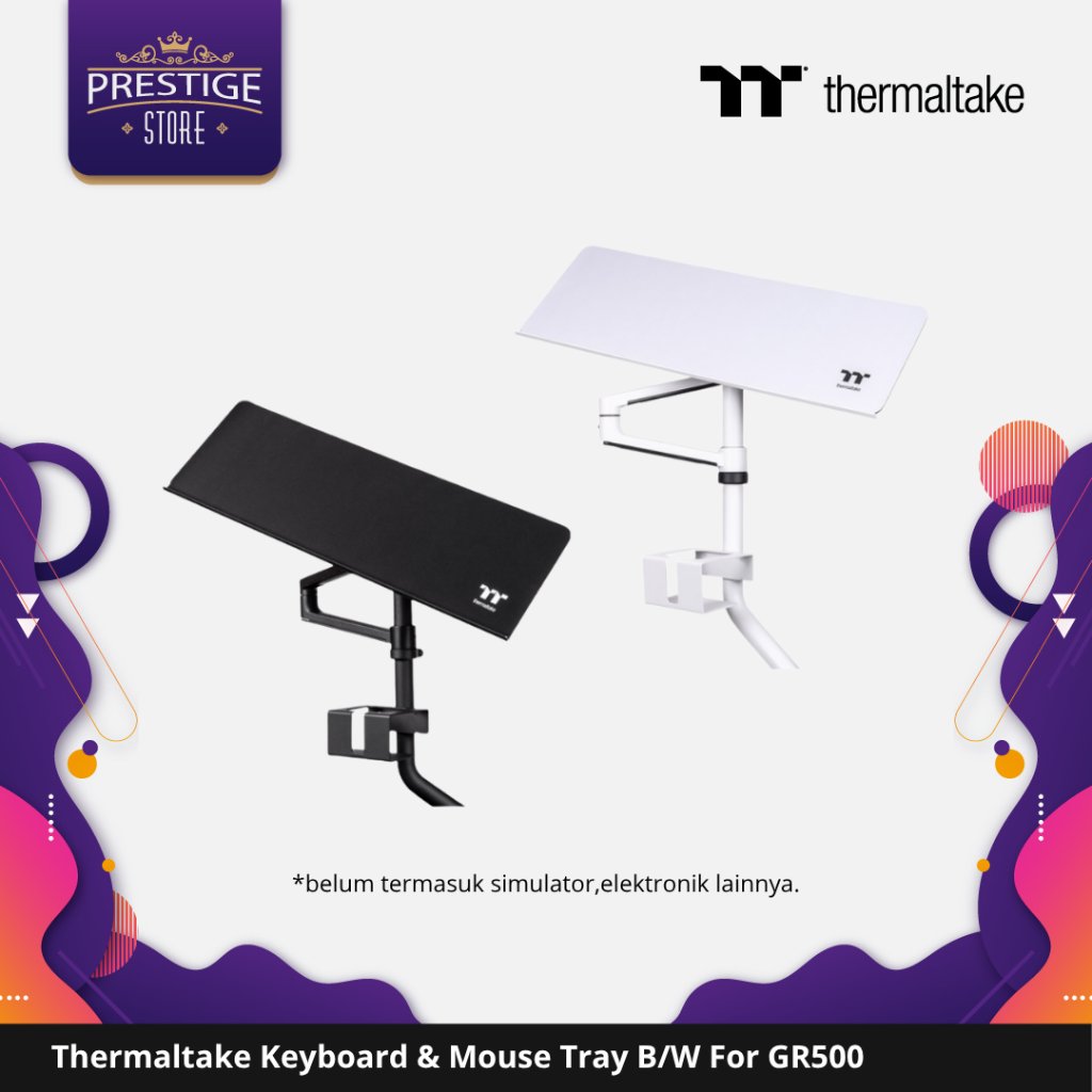 Thermaltake Keyboard & Mouse Tray Black/Snow for GR500/GF500 // NOT PlaySeat NLR TrakRacer LMP
