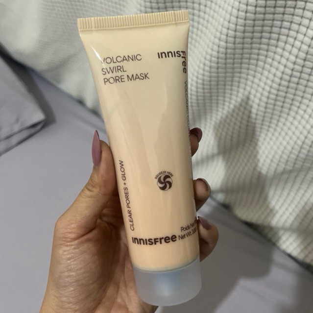[PRELOVED] Innisfree Volcanic Swirl Pore Mask Clear Pores + Glow Tube