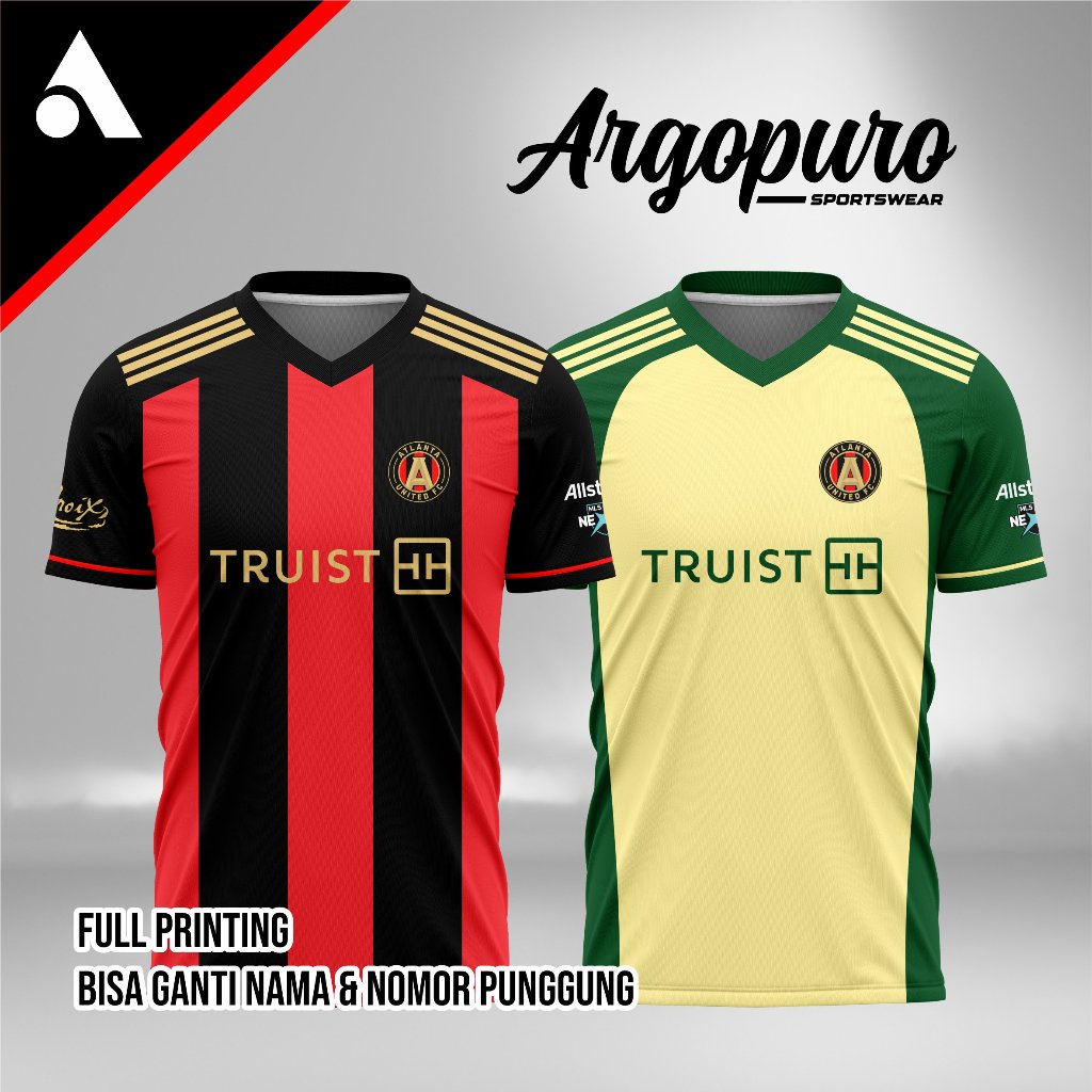 Jersey Atlanta United FC Roger Jr Baju Kaos Sepakbola Full Printing