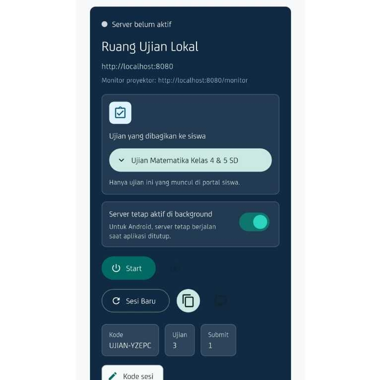 Aplikasi Ujian Online Lokal