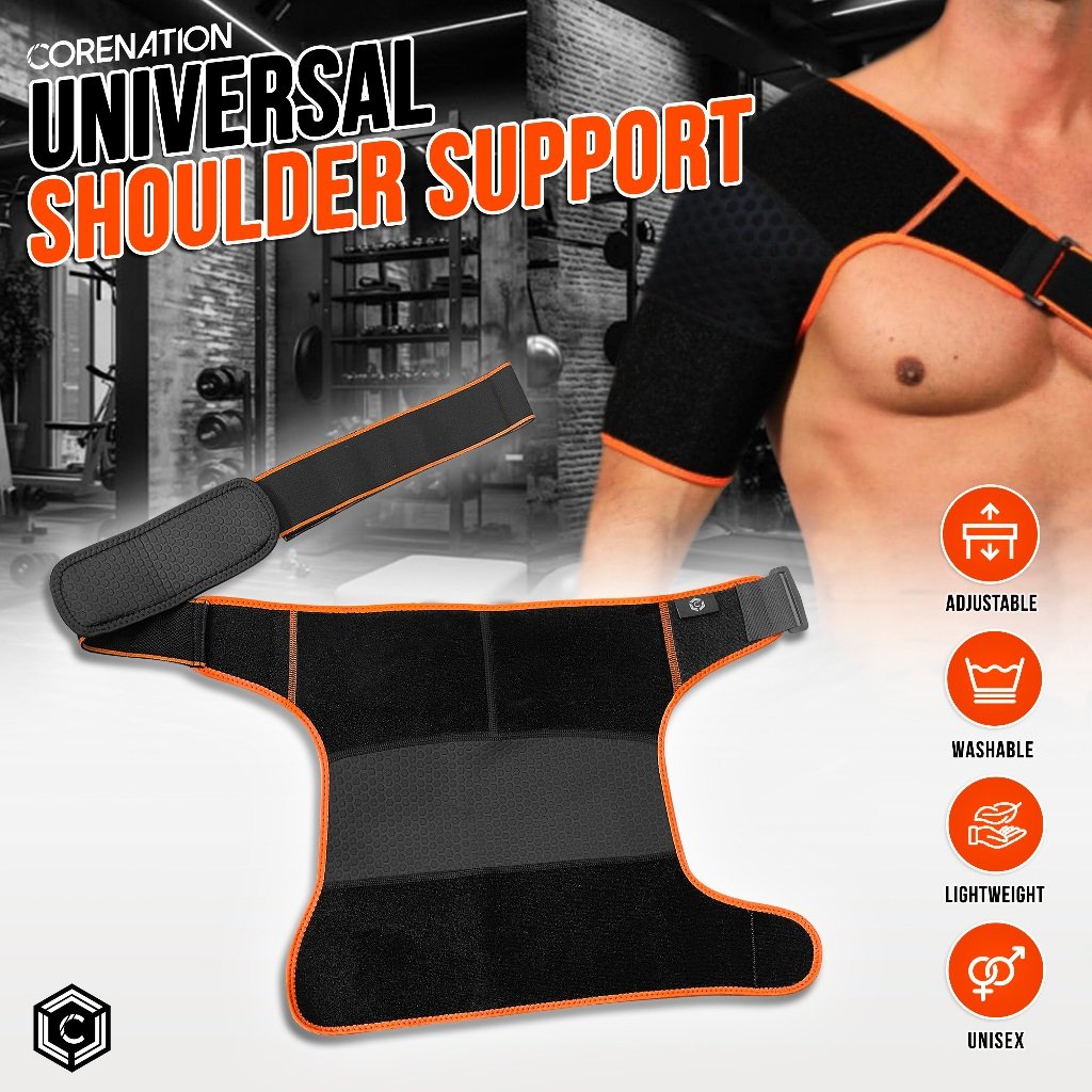 Shoulder Support Penyangga Bahu Universal | Penyangga Bahu Olahraga | Alat bantu Penyangga bahu Core