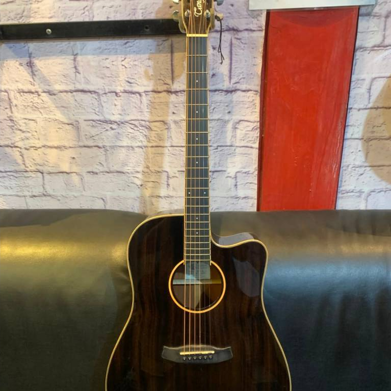 GITAR AKUSTIK TANGLEWOOD TW5 E BS TW5 E BLACK SHADOW GLOSS SECOND ORIGINAL TANGLEWOOD