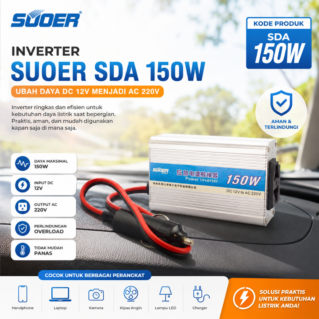 Inverter Sda 150w suoer