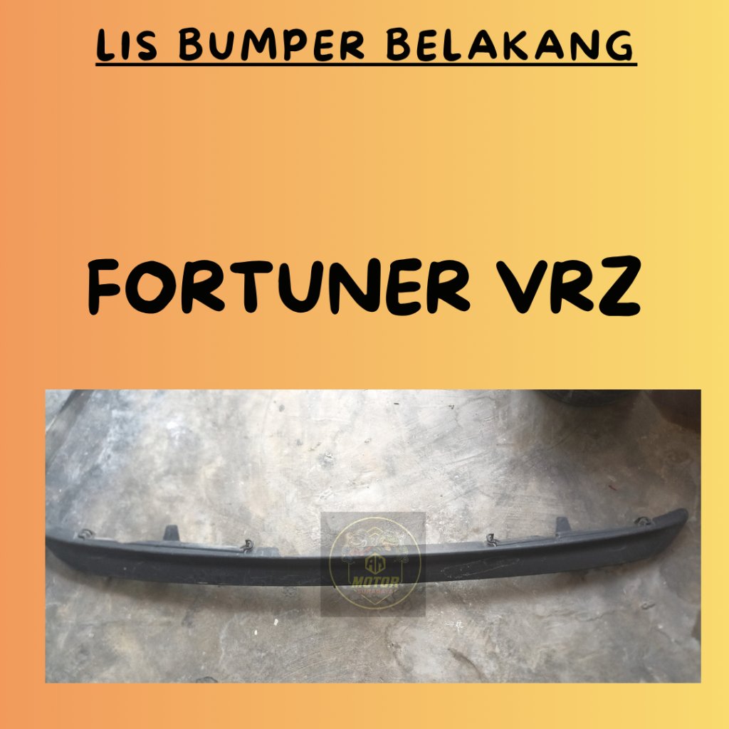 Lis Bumper Belakang Fortuner VRZ