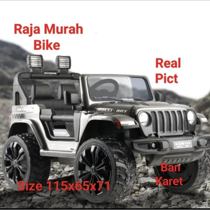 Mobilan Aki Jeep 8288 PMB Mobil Aki Jeep PMB 8288 Ban Karet Mobil Aki Jeep