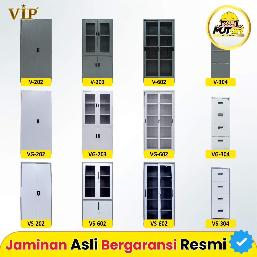 LEMARI BESI ARSIP VIP METAL GOLD STAR| LEMARI ARSIP VIP SERIES