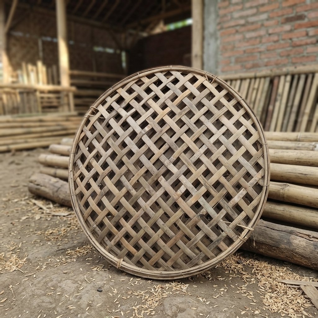 Ancak Ayam Bambu Untuk Alas Kandang Umbaran Perlengkapan Ternak