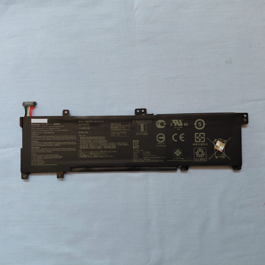 KODE B31N1429 BATERAI LAPTOP ASUS A501L A501LX A501LB5200 K501U K501UX K501UB K501LB K501LX GARANSI 