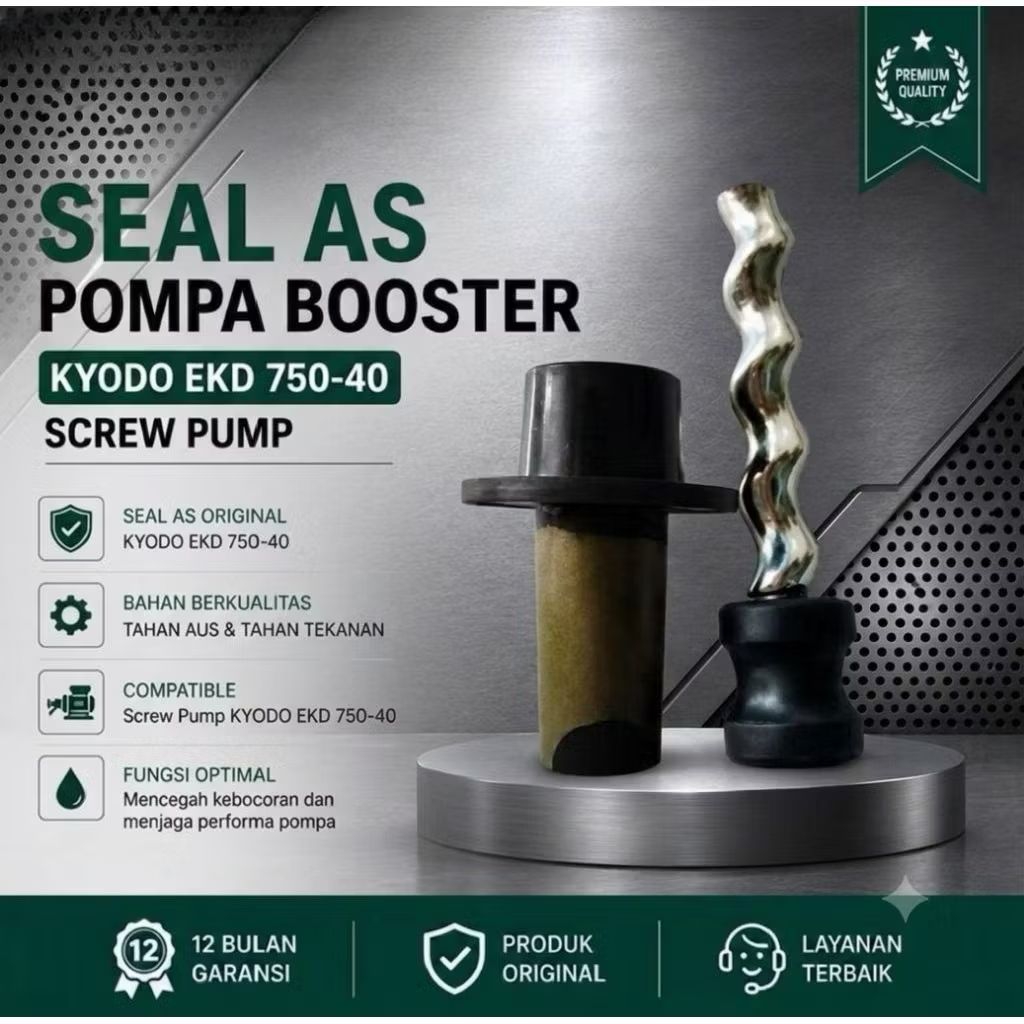 seal as pompa booster kyodo ekd 750-40 screw pump Kyodo Ekd 750 40
