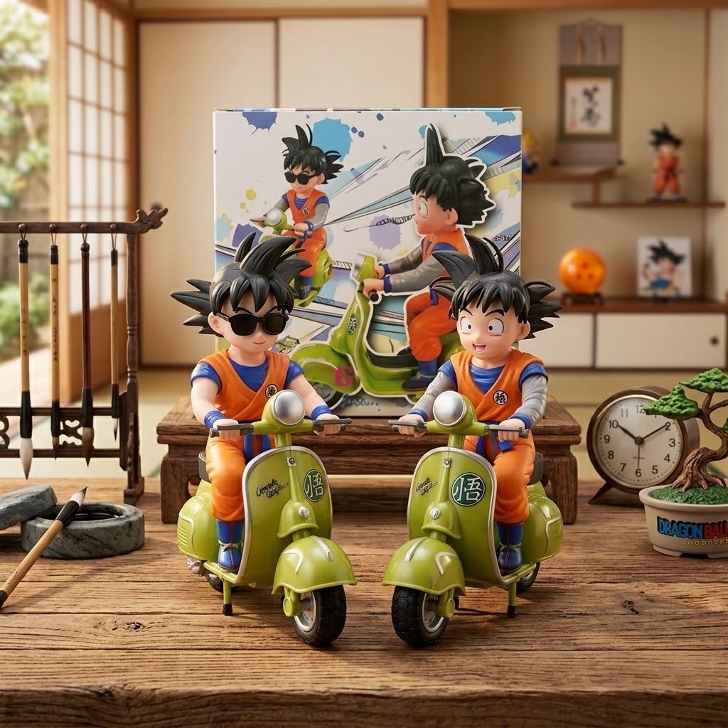 Action Figure Dragon Ball Son Goku Figure Goku Motorcycle