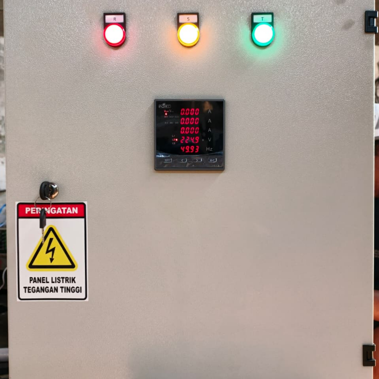 Panel Listrik 3Phase 250A Schneider Komplit Power Meter Digital 3Phase