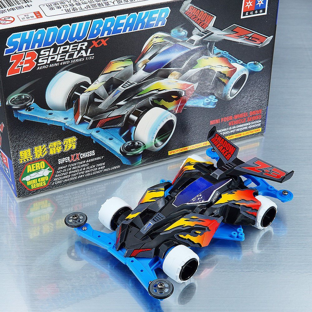 Mini 4wd Rep. Tamiya Shadow Breaker Z-3 Super XX Merk DAXING