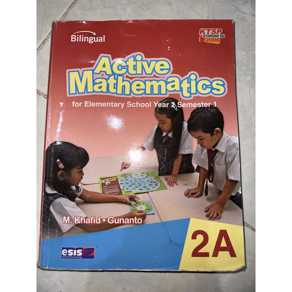 PRELOVED BUKU BILINGUAL ACTIVE MATHEMATICS UNTUK KELAS 2 SEMESTER 1 PENERBIT ESIS (ERLANGGA GROUP)