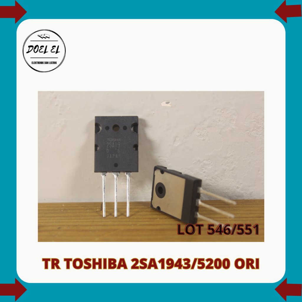 TR TOSHIBA 2SA1943/2SC5200 ORI