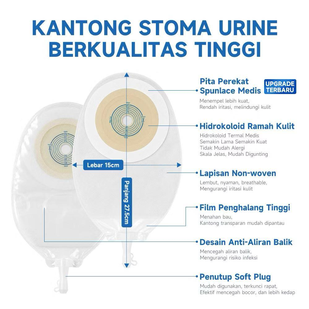 Kantong Urostomi / Urostomy Bag / Kantong Urine Colostomy Dewasa