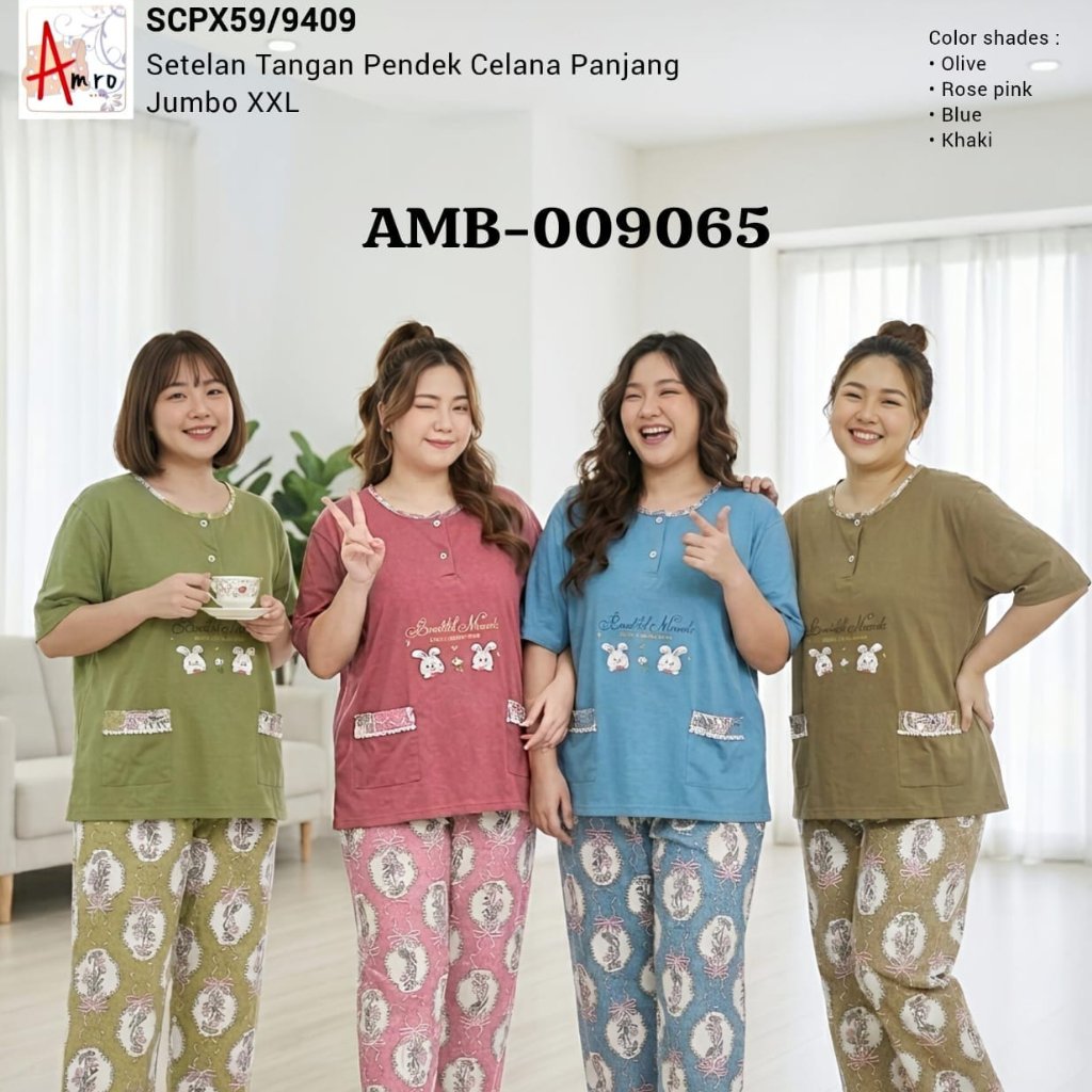 MOMMEKIDS - Babyoll CP Jumbo Amro Label Putih