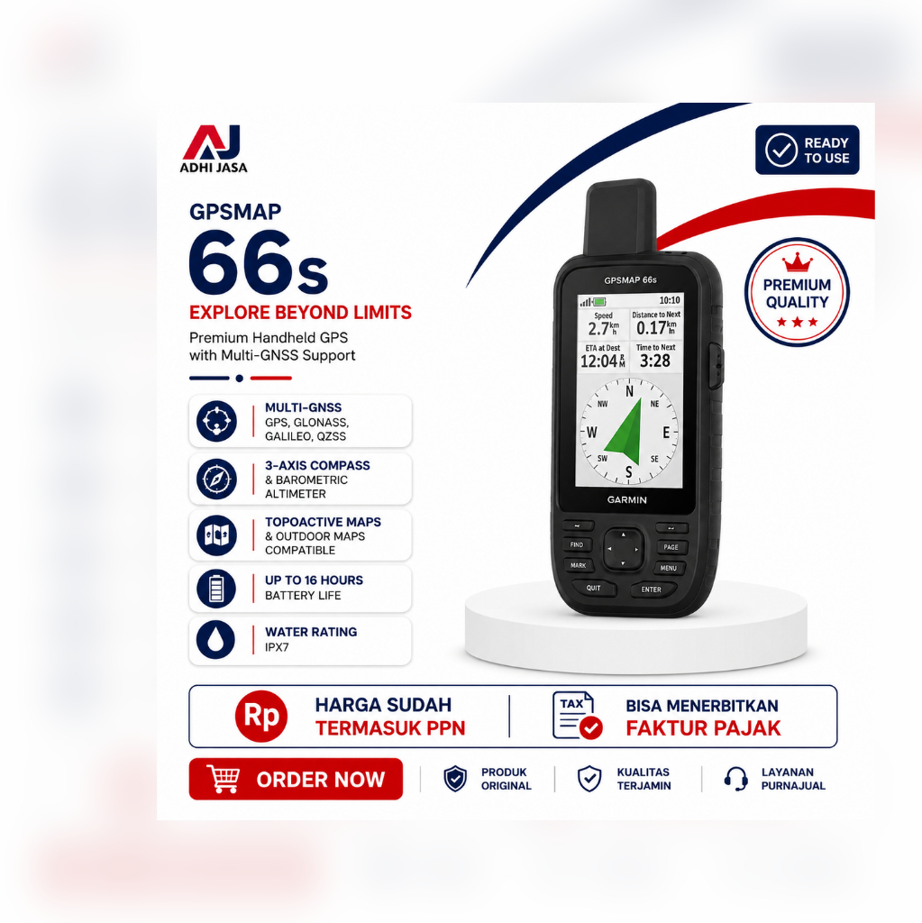 GPS Garmin 66s Handheld GPS MAP