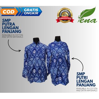 SATIN Seragam Batik IPM Sekolah SMP Muhammadiyah Nasional
