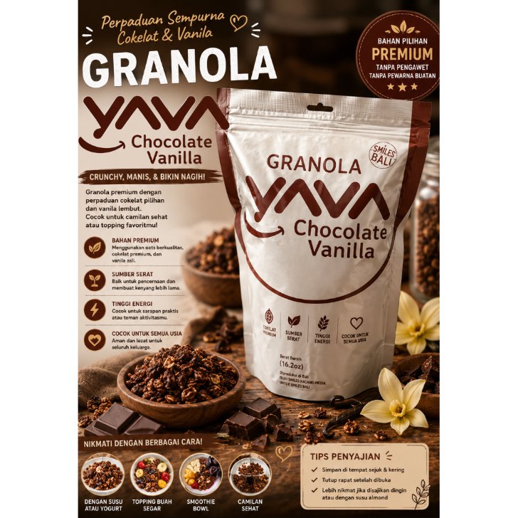 Granola Yava / Yava Granola / Granola Chocolate Vanilla Yava / Yava Chocolate Vanilla Granola / Gran