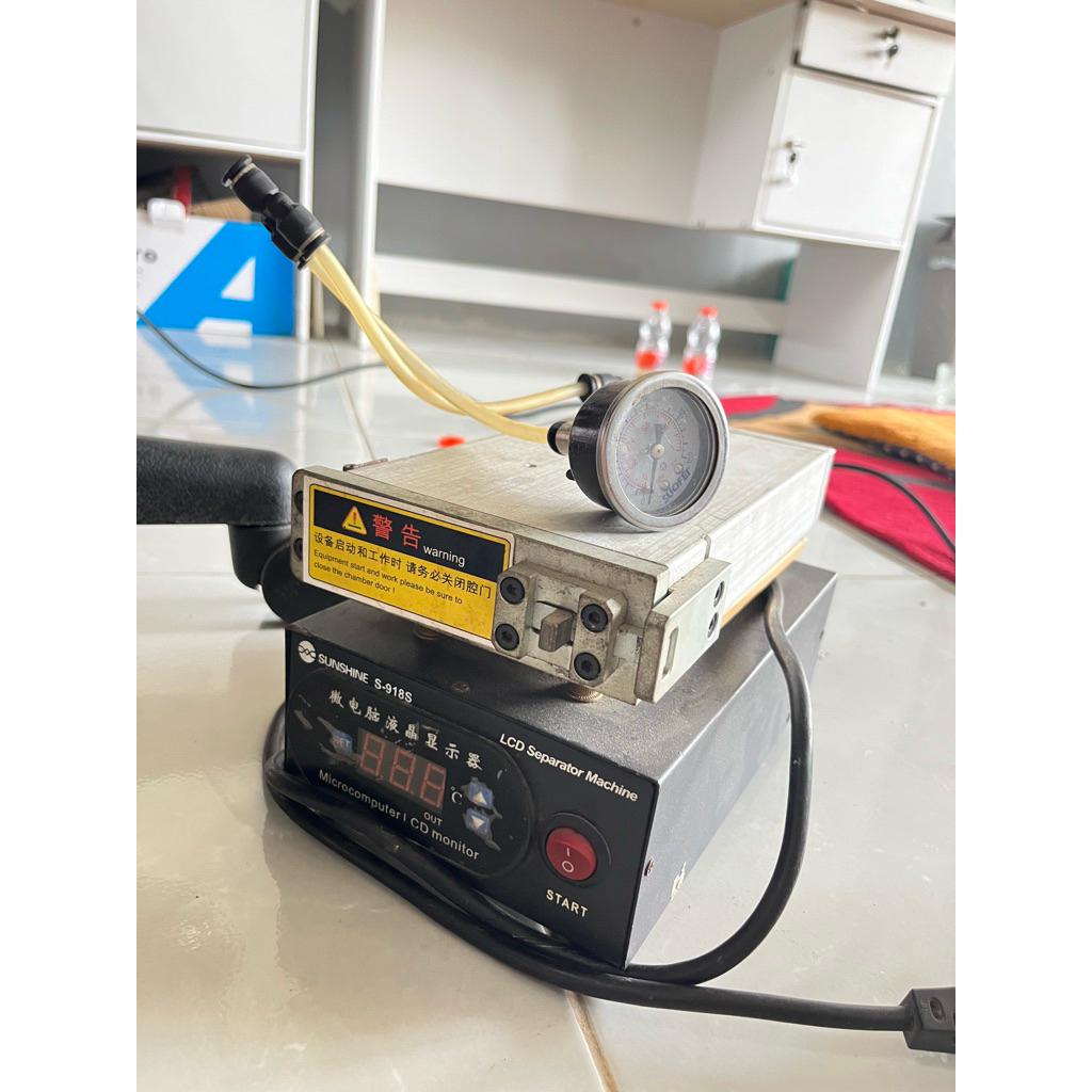 separator+ vakum lcd