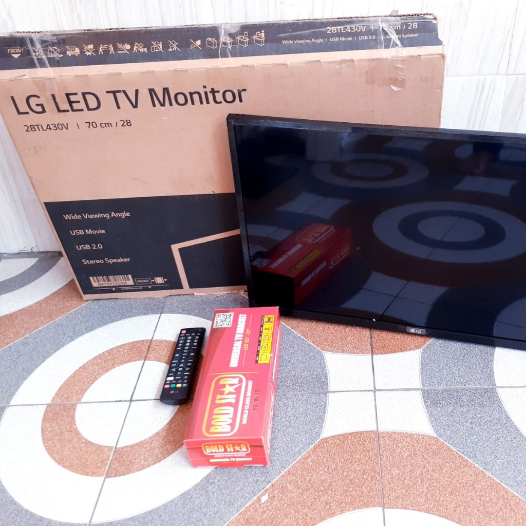 TV LED LG 28IN DIGITAL TV KONDISI NORMAL SECOND BUKAN BARU [BK]