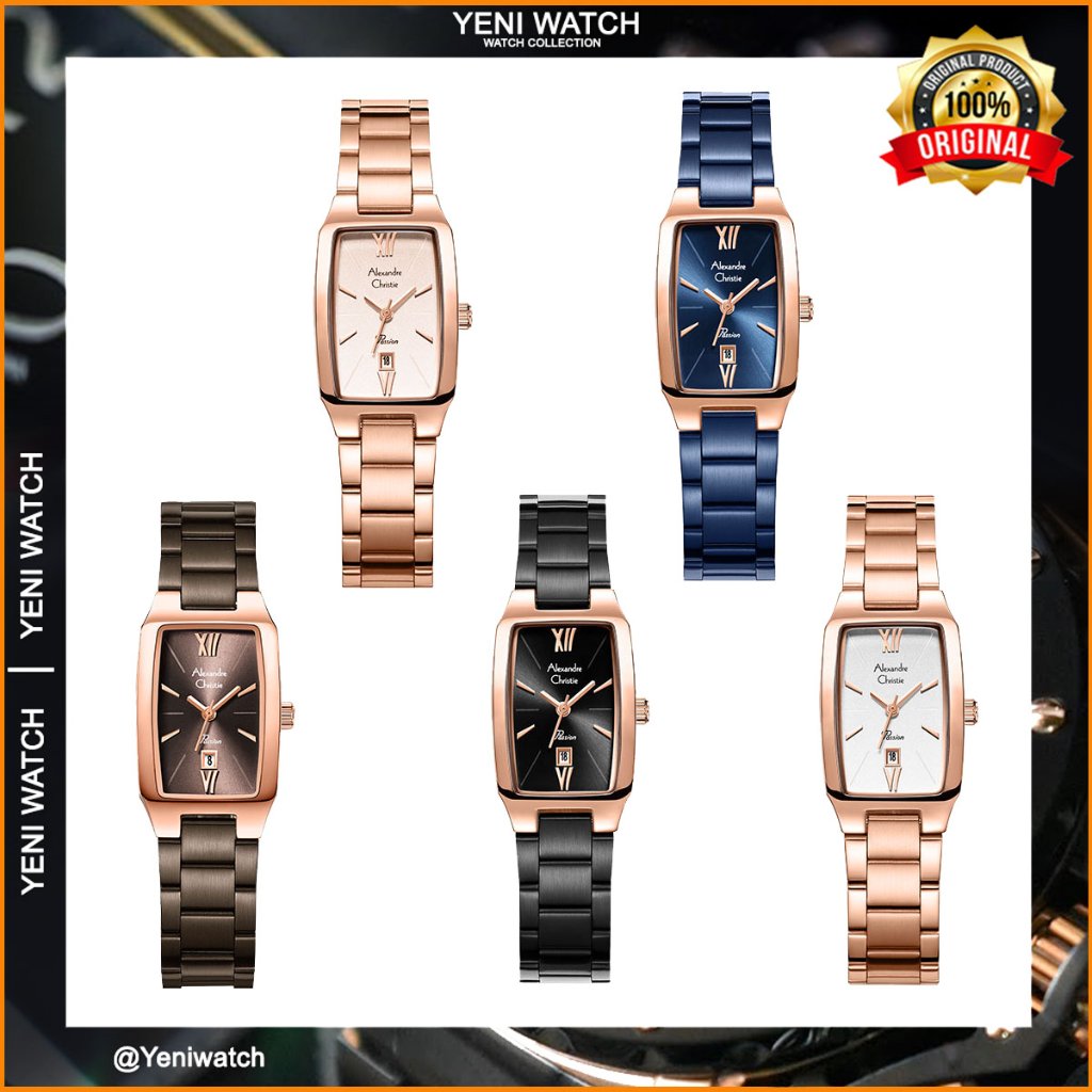 Alexandre Christie Ac 2455 / AC2455 / Ac 2b59 jam  Tangan Wanita, Original