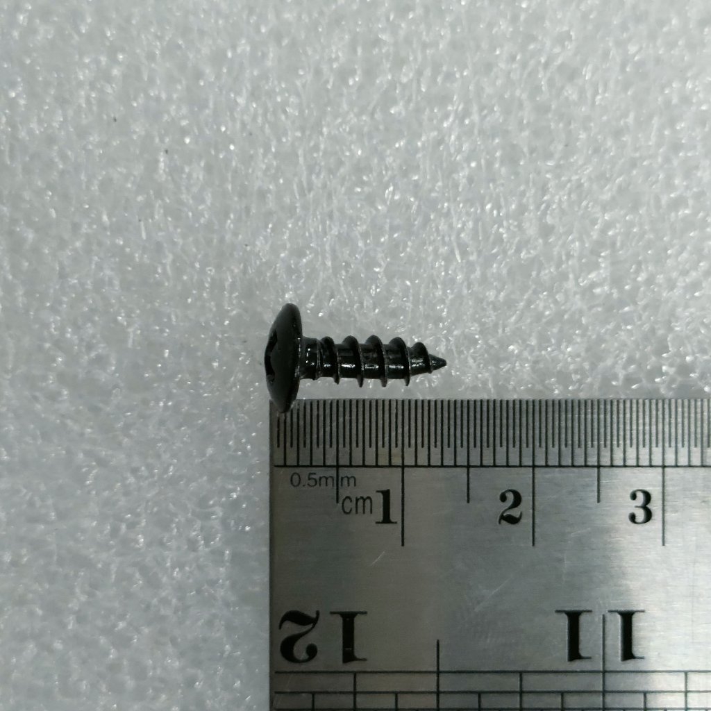 STX - BAUT : SKRUP 4*12MM HITAM TA