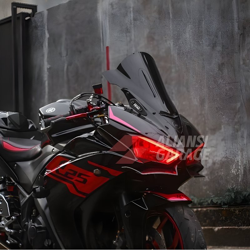 Windshield R25 old zero & MRA visor r25 old not zero winshield r25 old tebal