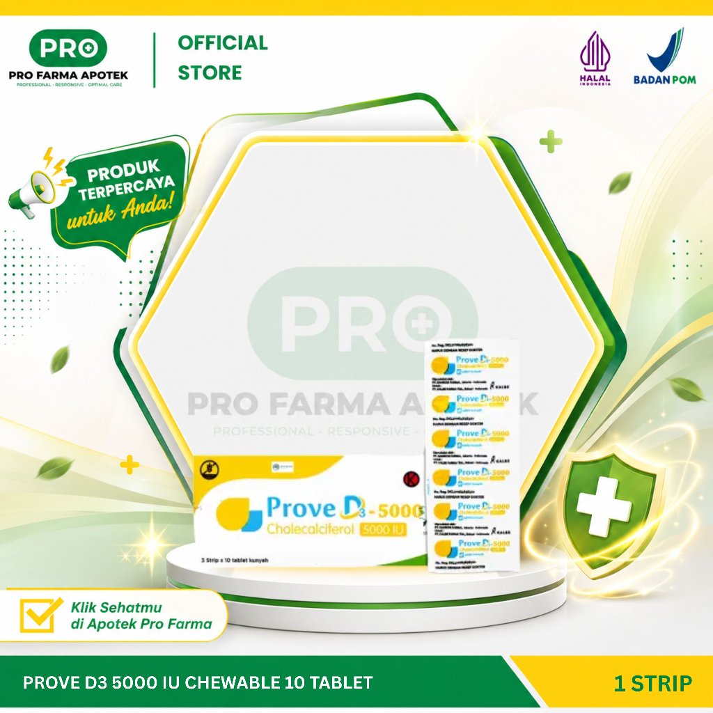 PROVE D3 5000 IU | SUPLEMEN KESEHATAN