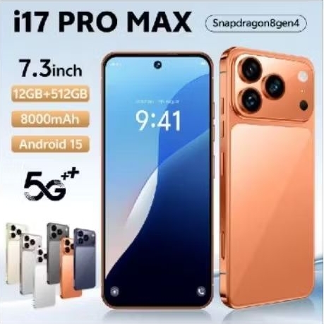 PROMO NEW SMARTPHONE i17 PRO MAX RAM 12/512GB ORIGINAL GARANSI 1 TAHUN