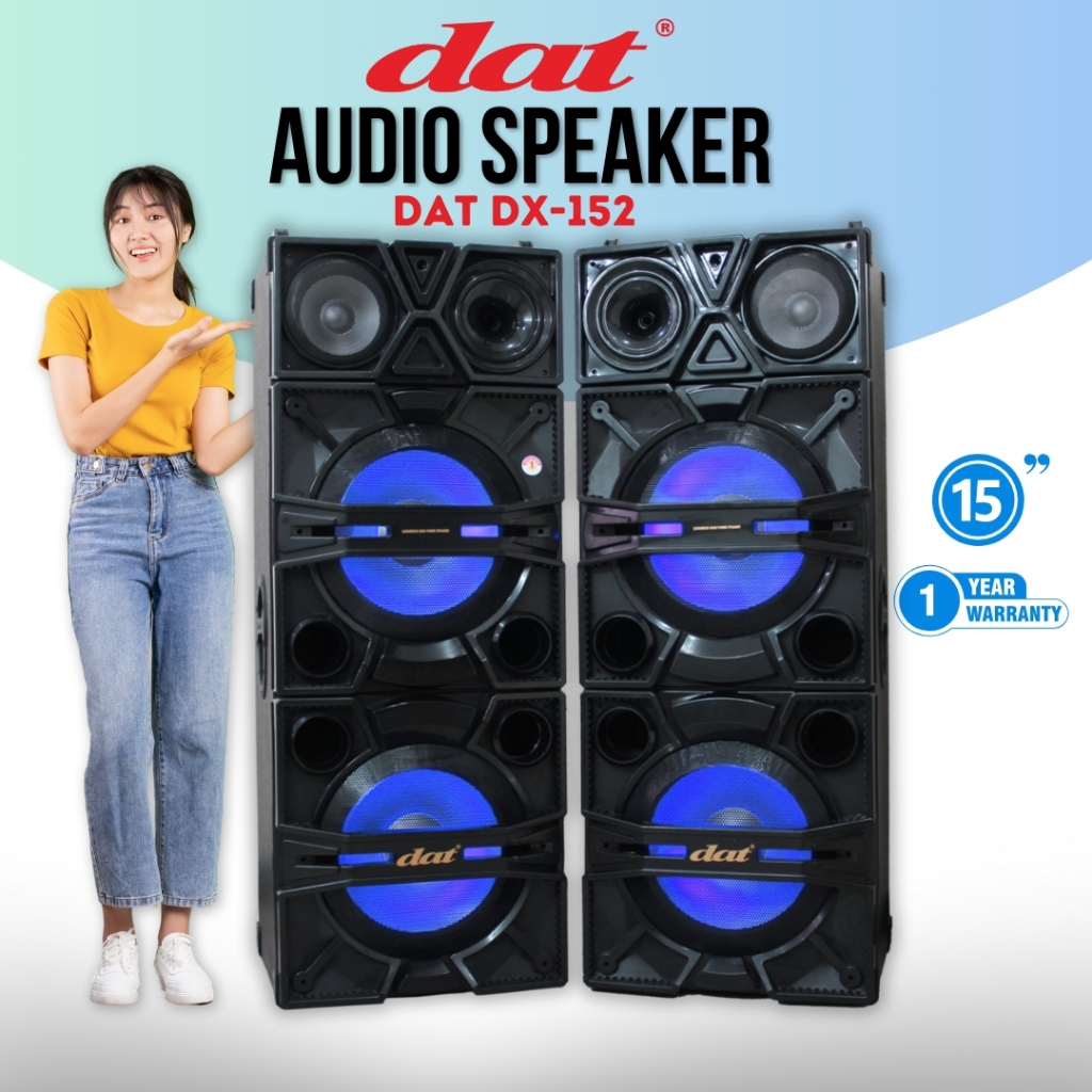 Speaker Aktif DAT 15 inch DX-152 Dobel Bluetooth