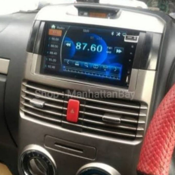 Tip Tape TV Mobil Android WIFI tin Ram 4Gb Rush dan Terios lama 2010 OEM Look pnp Kualitas Oke Garan