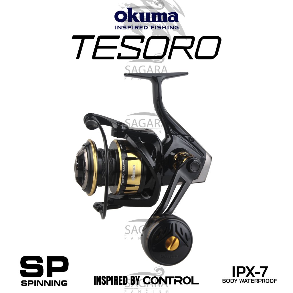 Reel Okuma Tesoro | Reel Jigging | Reel Dasaran | Reel Pancing Spinning Power Handle
