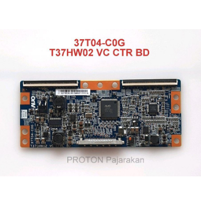Tikon layar LED TV Samsung LA37B530 LA37B530P7R Tcon 37" Display AUO 37T04-C0G T37HW02 VC CTR BD LCD